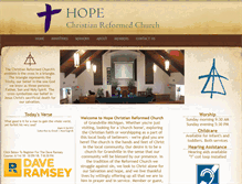 Tablet Screenshot of hopecrcgrandville.com